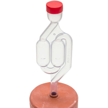 Klassiek S-slangmodel waterslot met rubber dop (∅ 40 mm)