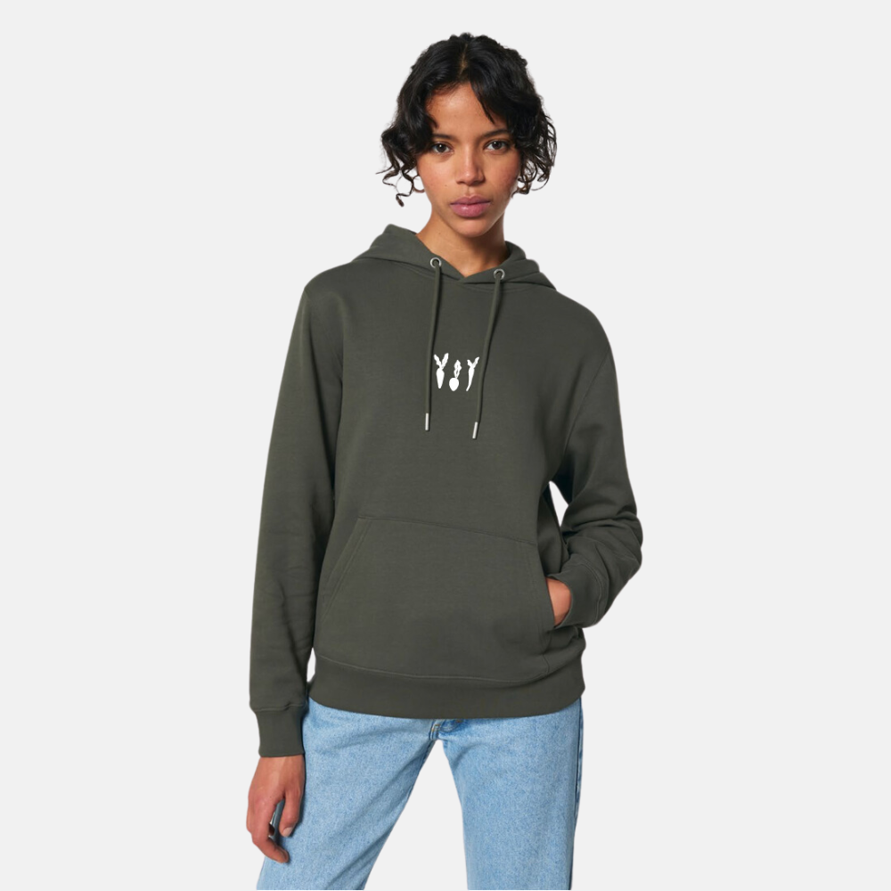 Trui - Wortels geborduurd (kies kleur)