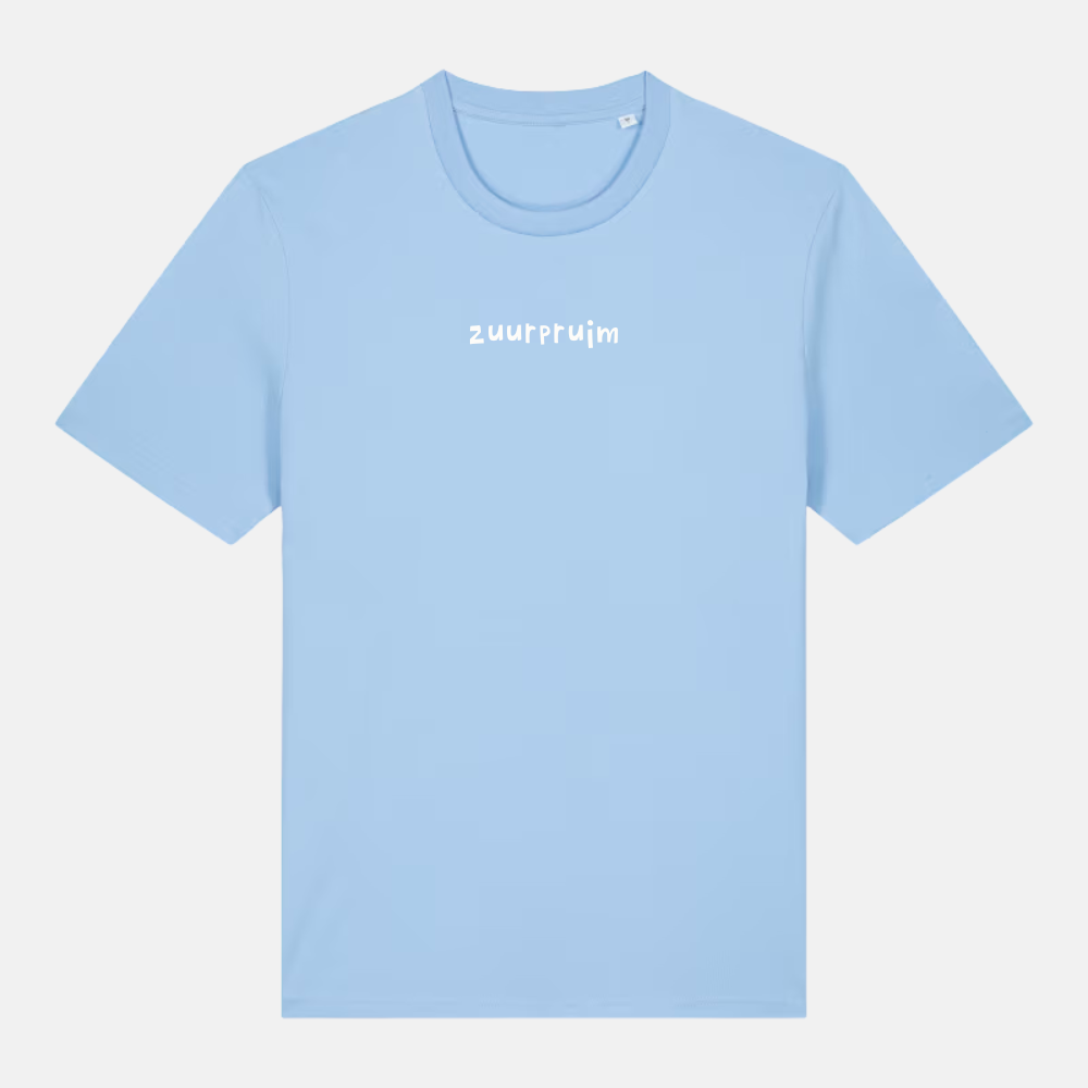 Unisex t-shirt - Zuurpruim geborduurd