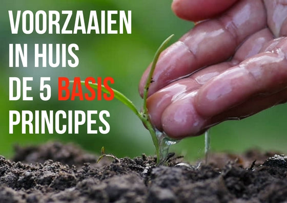 Voorzaaien binnenshuis - De 5 Basis principes