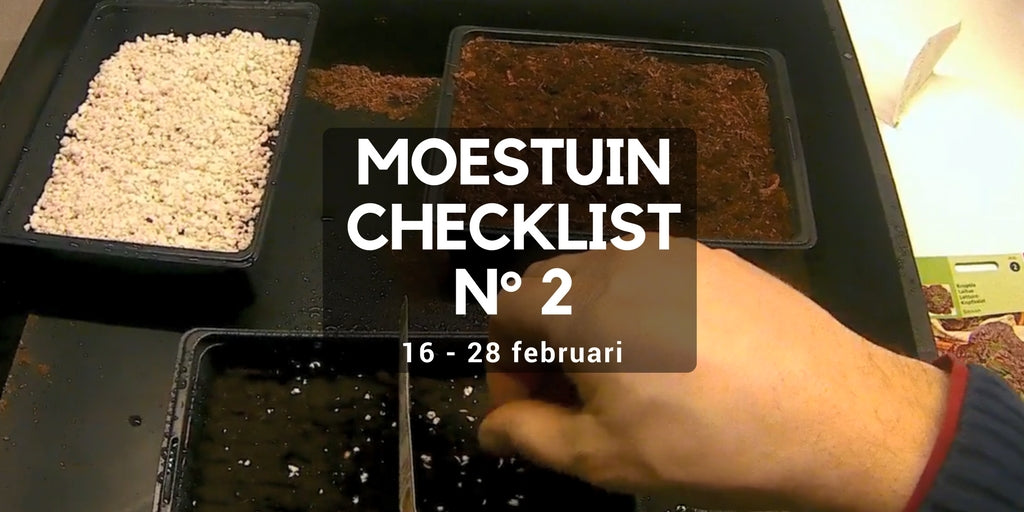 Moestuin checklist