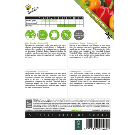 Buzzy® Baby Paprika Red + Yellow Tinkerbell F1