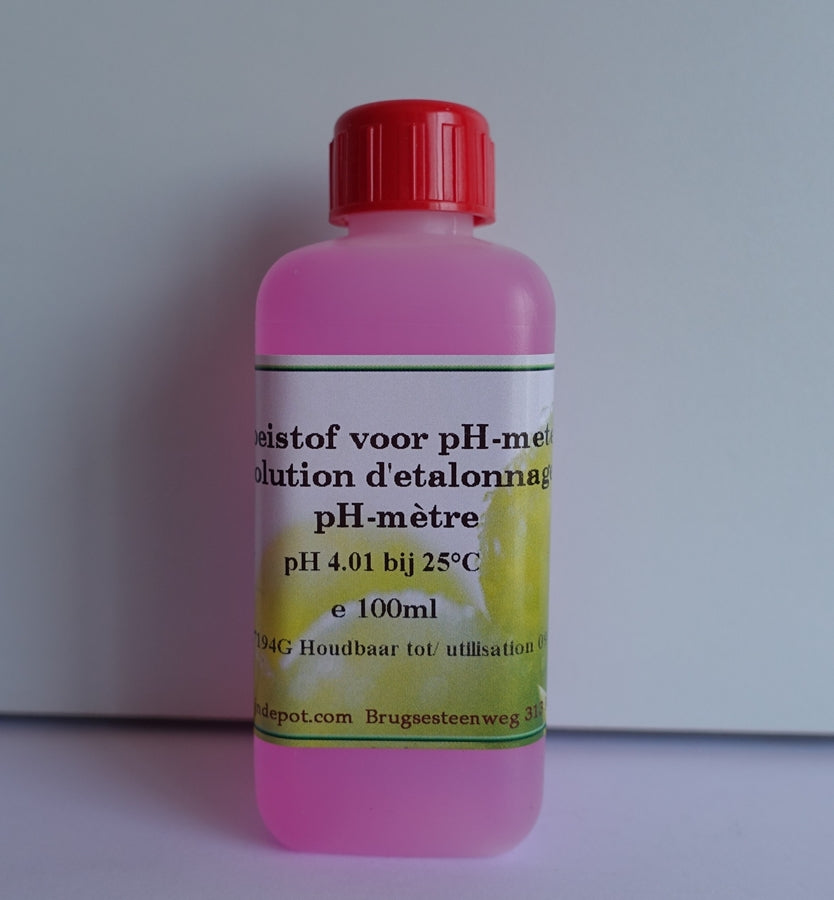 Liquide d'étalonnage PH 4.01 : 100 ml