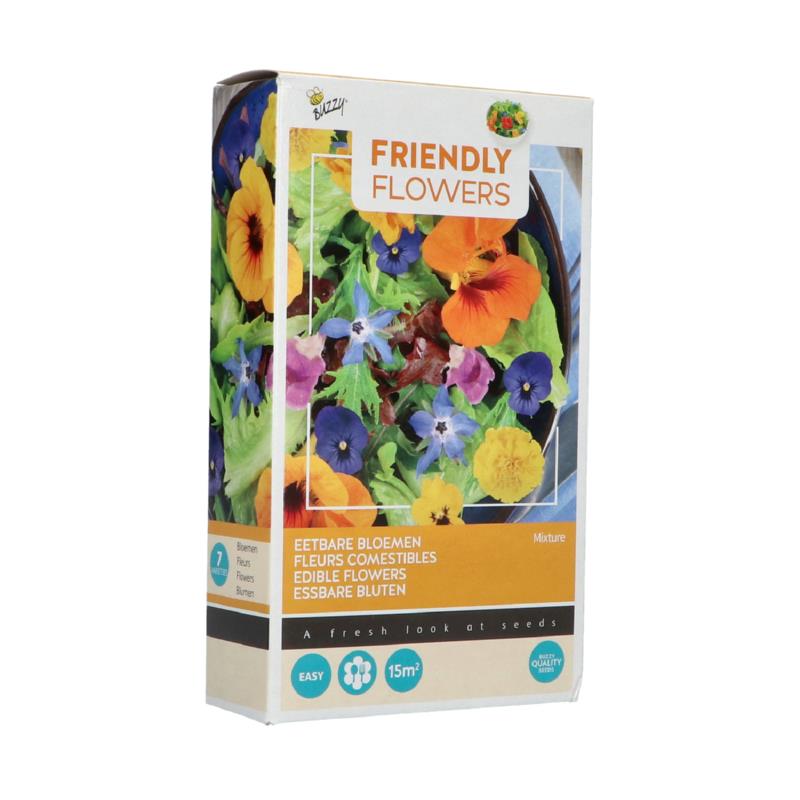 Buzzy® Friendly Flowers Fleurs comestibles 15m² (16)