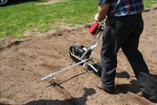 Sämaschine Earthway mit 6 Säscheiben für alle Saatgutgrößen