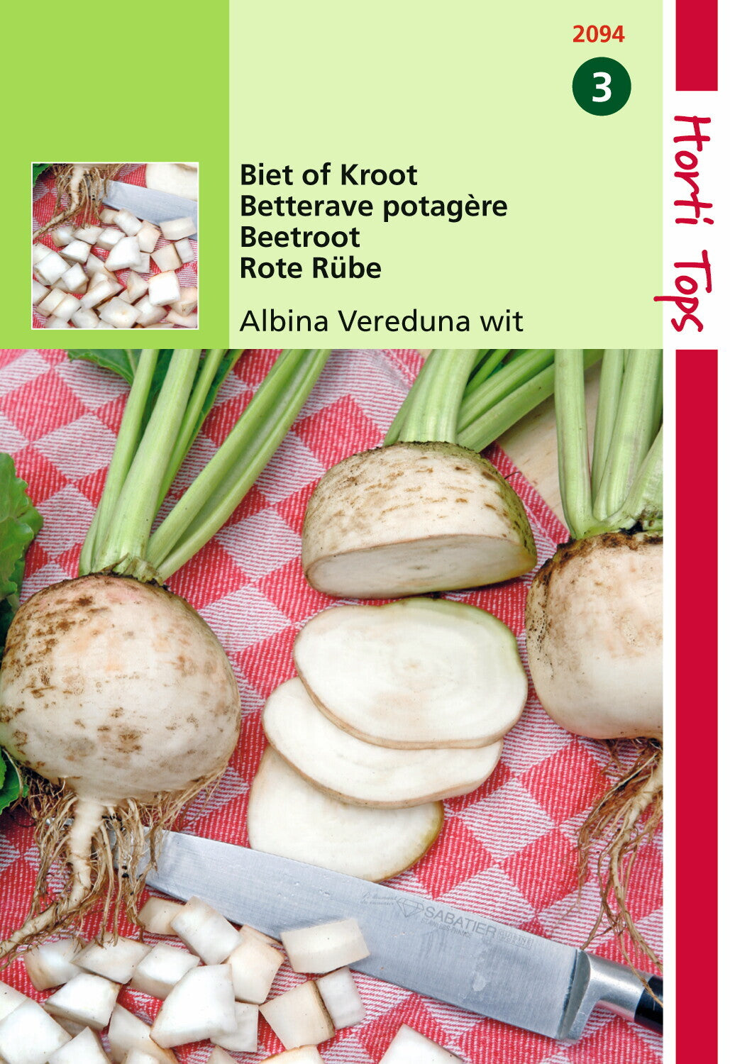 Betteraves Albina Vereduna blanches 3 grammes