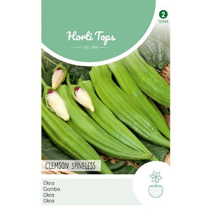 Okra Clemson Spineless Horti Tops 3 grammes