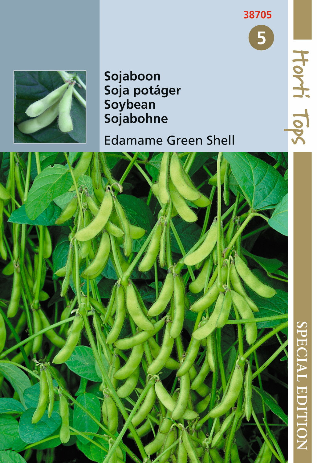 Sojabohnen/Edamame-Grünschale 10 Gramm