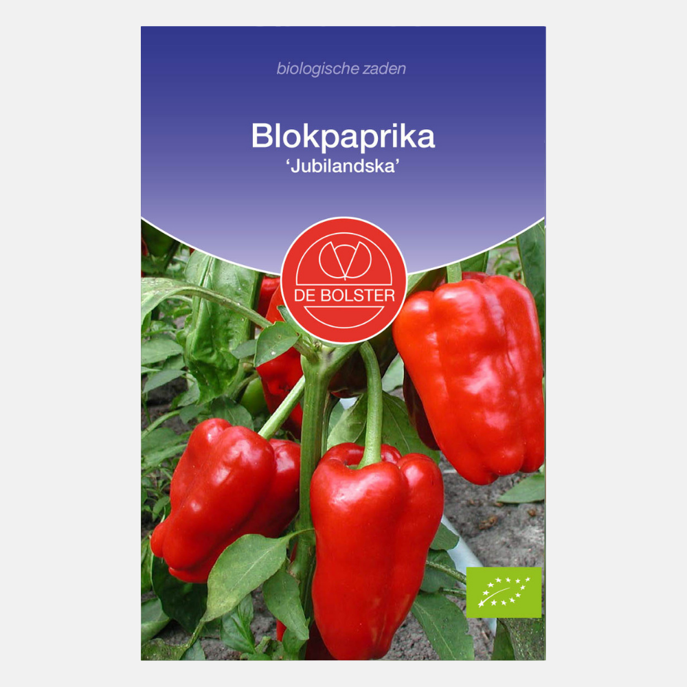 Blokpaprika 'Jubilandska' BIO