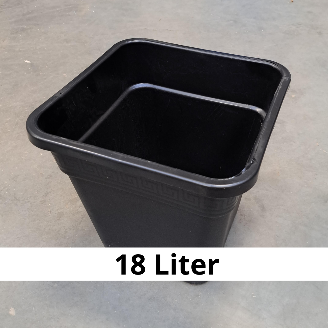 Cache-pot Carré Décoratif pour Potager - 18 Litres