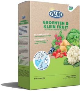 Oplosbare HAPPY BIO meststof Groenten &amp; Kleinfruit - 52 zakjes