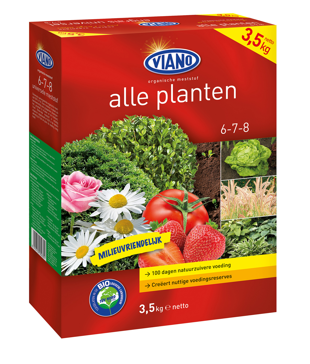 Viano BIO Universele meststof 6+7+8 BIO - 3,5 kg