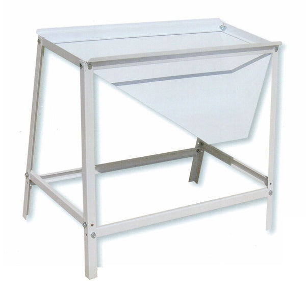 Sliding surface for grape crusher destalker lacquered