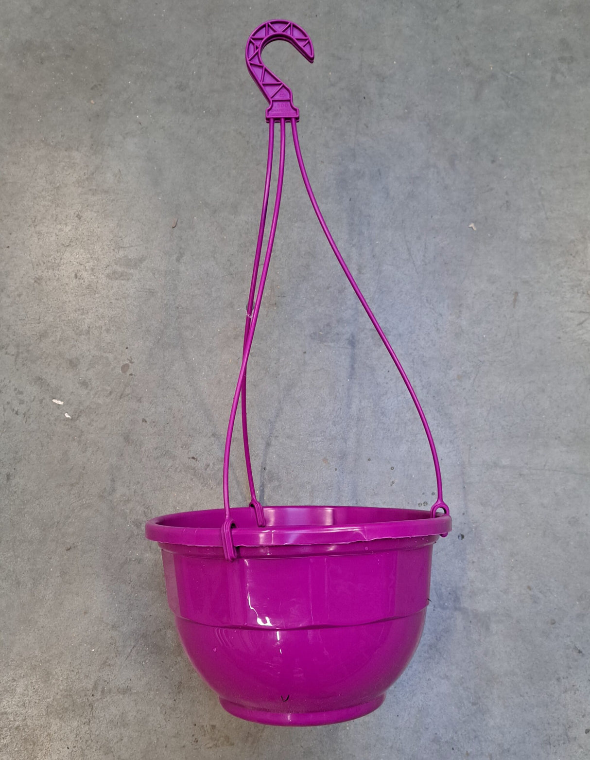 Pot suspendu Bol suspendu 6 Litres avec crochet - ROSE POURPRE (choisir la quantité) 