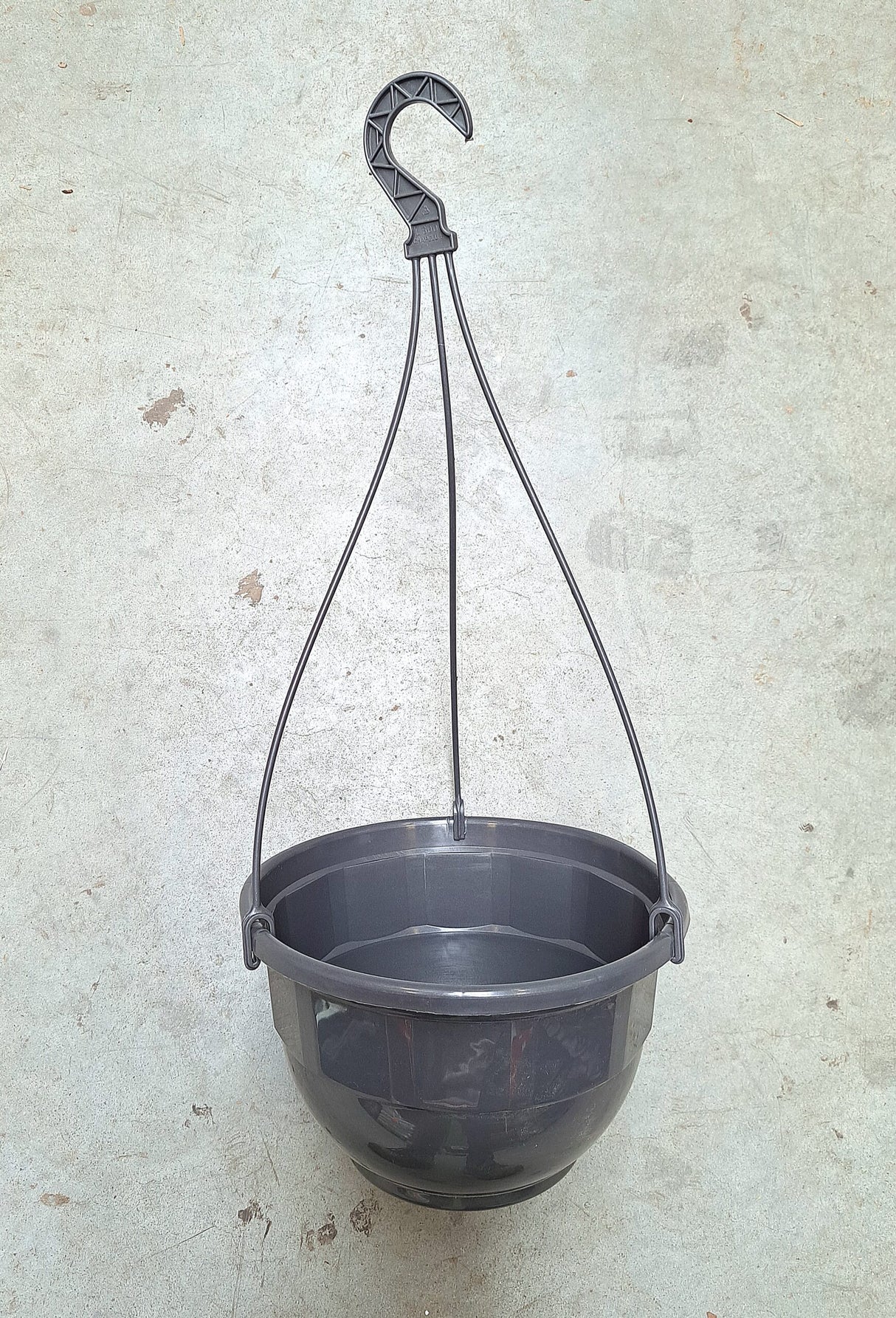 Hangpot Hangschaal 6 Liter met haak - ANTRACIET (kies aantal)