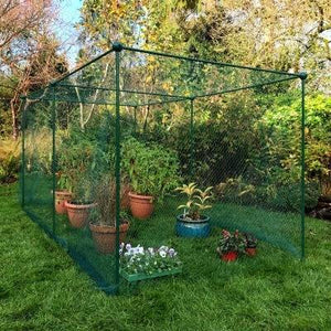 Cage pour mailles, toiles ou filets 1,25 m de haut 1,25 m de large (Choisir la longueur)