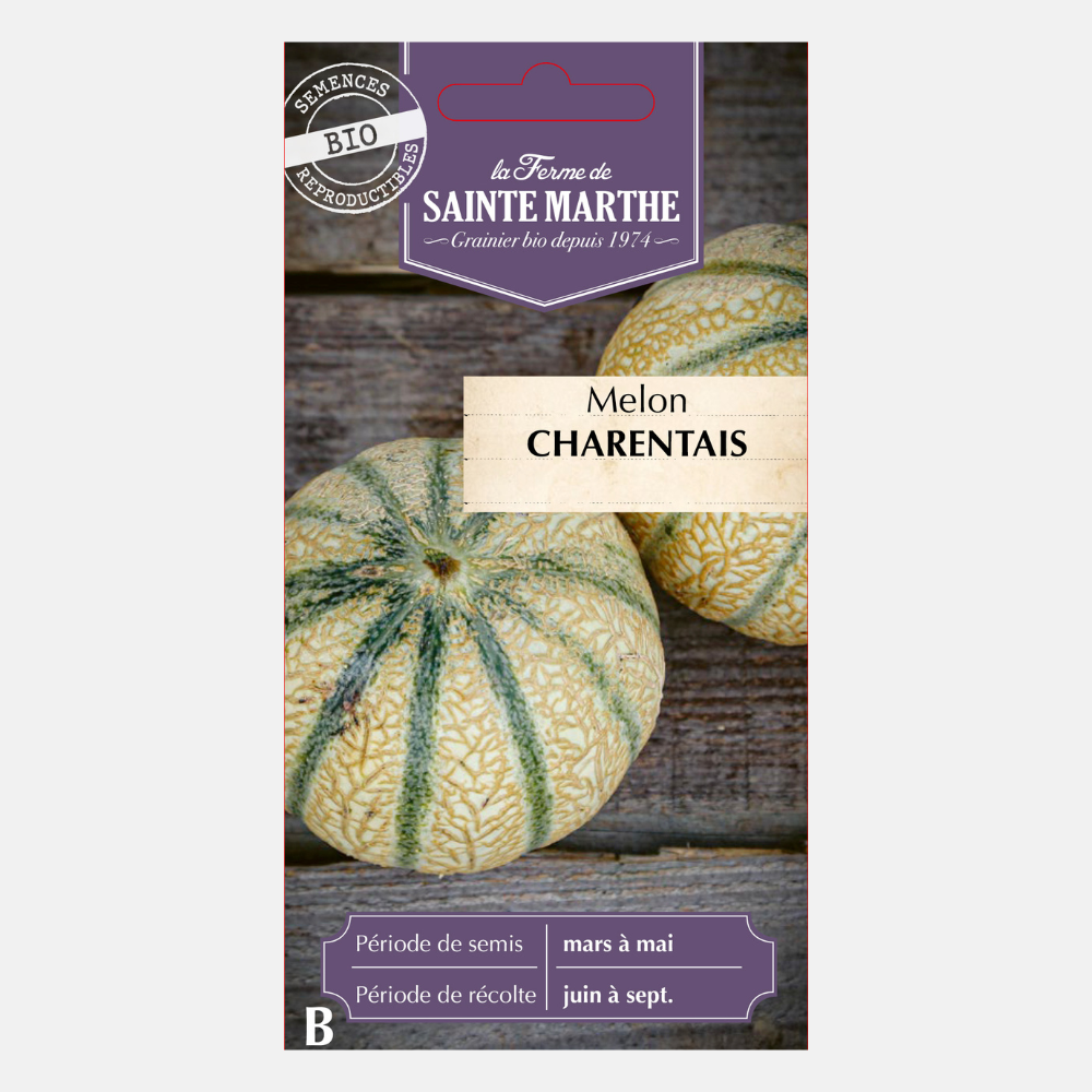 Melone 'Charentais' Bio-Samen