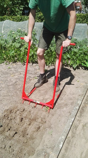 Woelvork Spitvork 5 tanden met kluitenbreker Polet