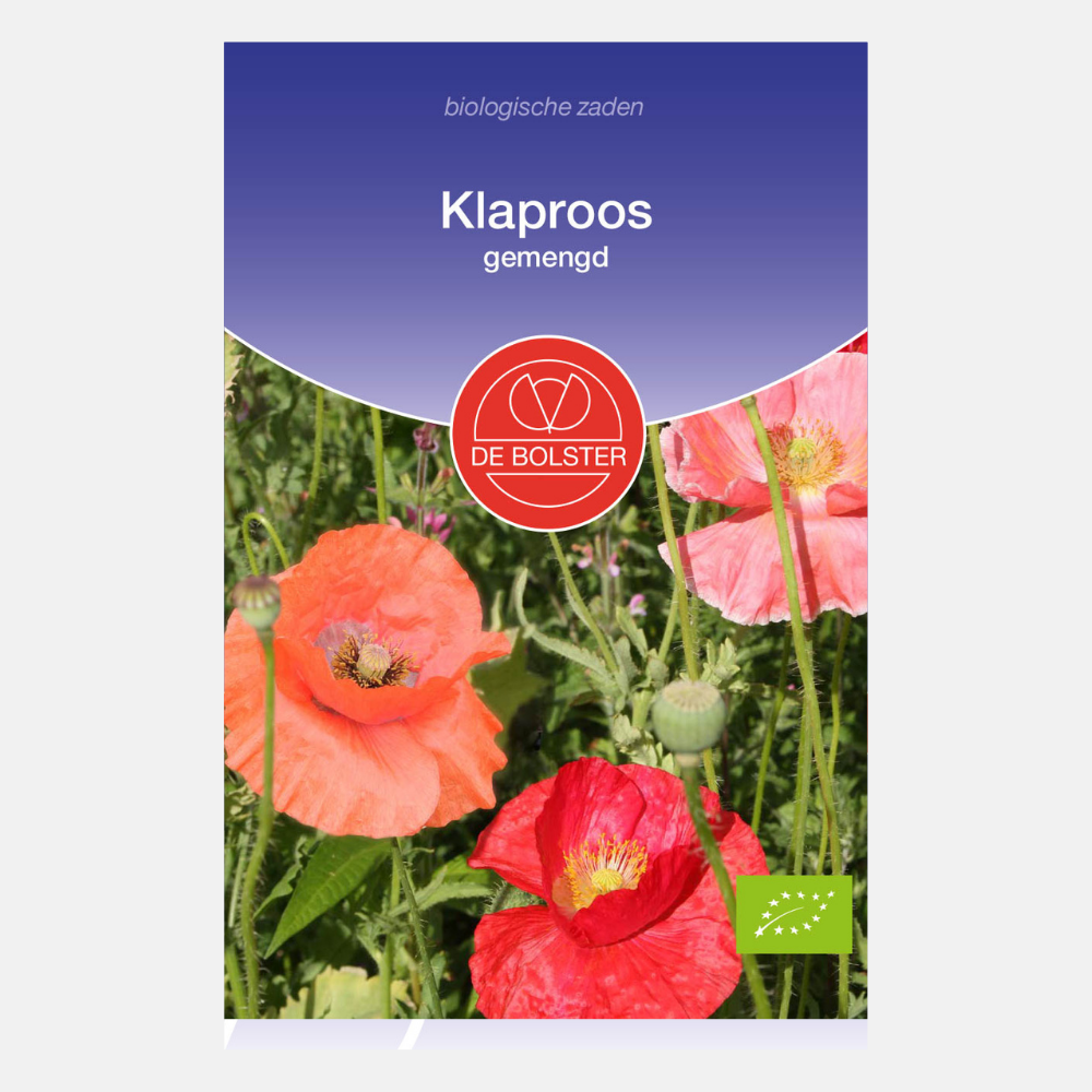 Klaproos, gemengd BIO