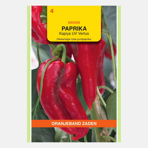 Roter Spitzpaprika Kapiya – 1 Gramm Orangenbandsamen