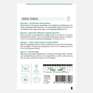 Spinat Amsterdam Giant Leaf Sharp Seed 15 Gramm 15 Gramm