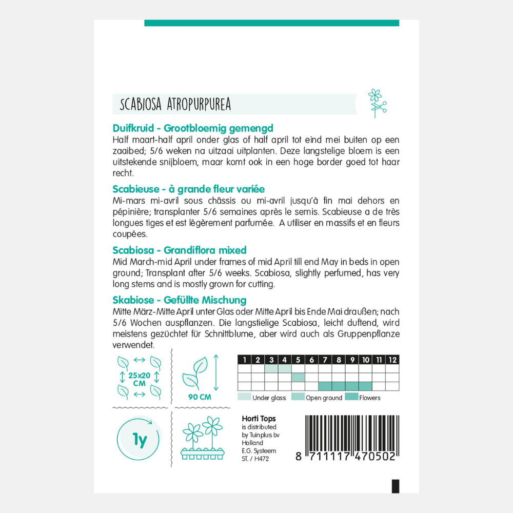 Taubenkraut gemischt - Inhalt 0,6 Gramm (Hortitops)