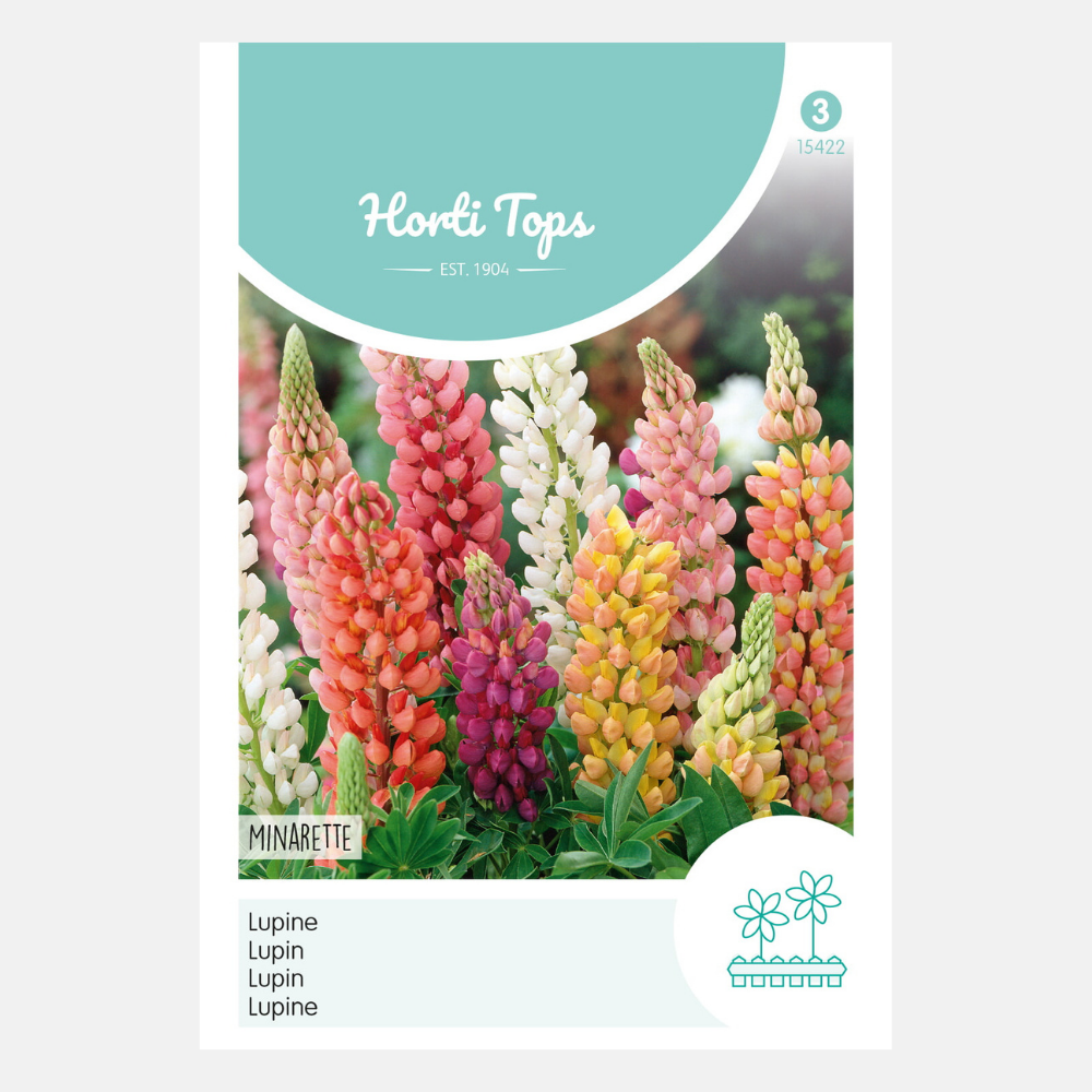 Lupinen-Minarette gemischt – Inhalt: 1,5 Gramm Hortitops