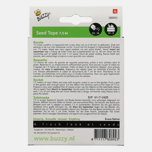 Bande de graines Buzzy® Roquette