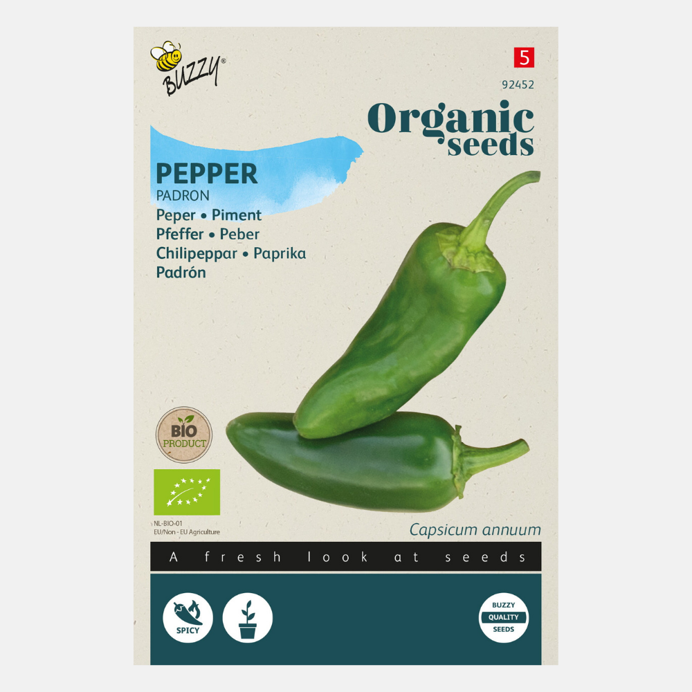 Peper 'Padron' BIO kopen | Plukkers.com – PLUKKERS