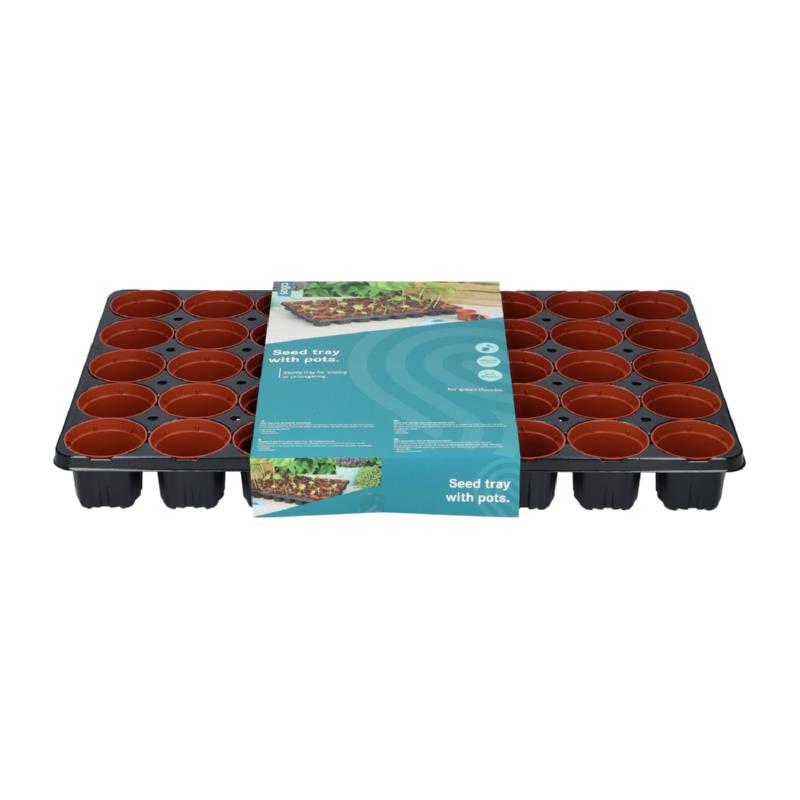 SOGO Grow box avec 40 pots en plastique 