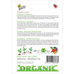 Buzzy Organic Normaler Salatbohnen-Kiebitz niedrig (BIO) 15 Gramm