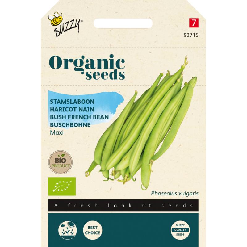 Buzzy® Haricots verts réguliers biologiques Maxi 50g (BIO)