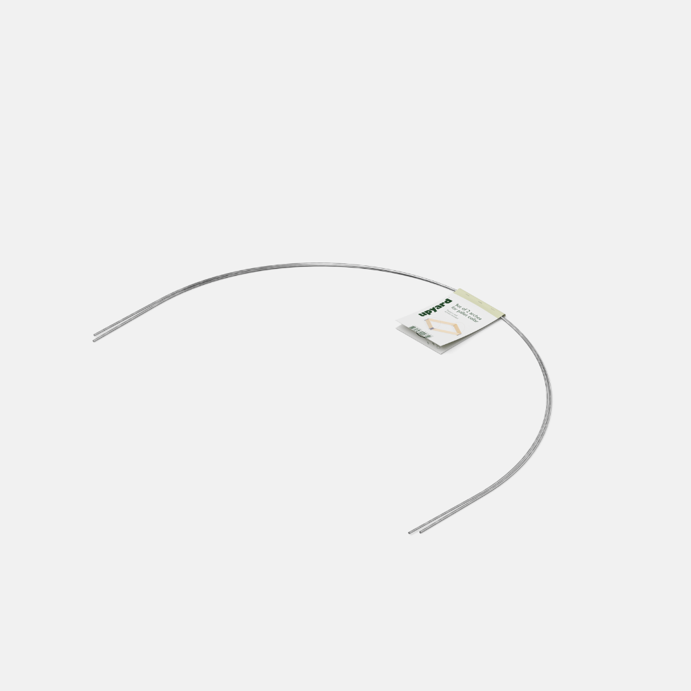 Bogen in gegalvaniseerd staal (2 stuks)