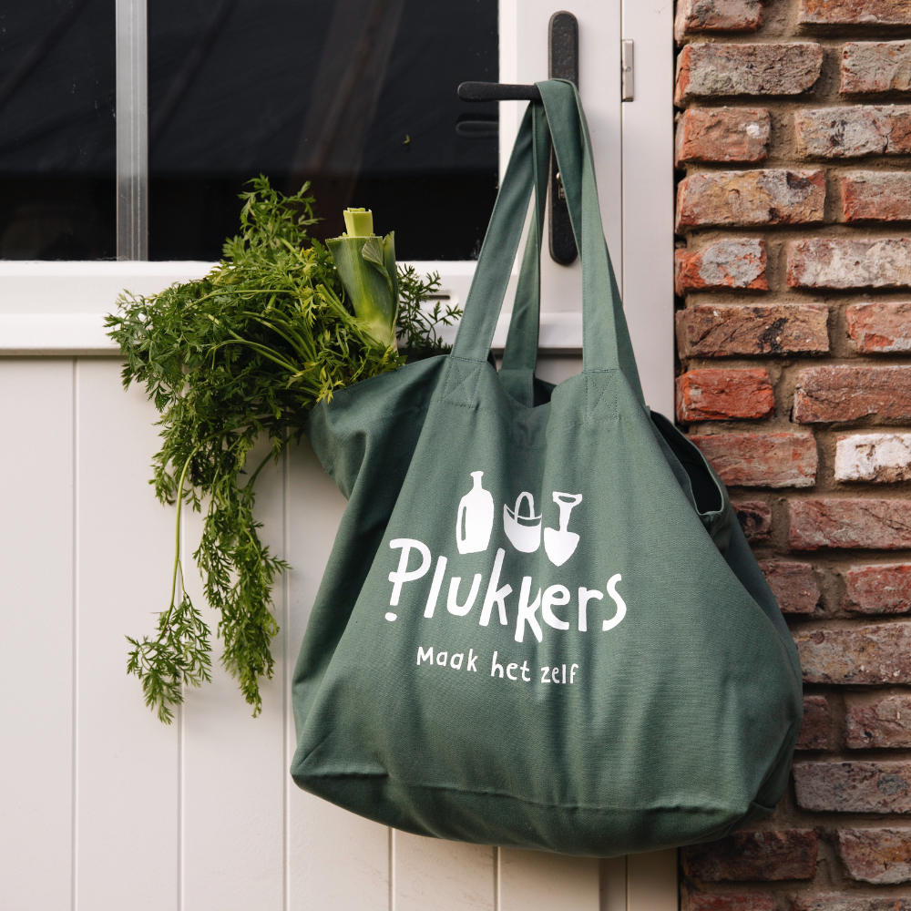 Boodschappentas van gerecycled katoen (diverse kleuren)