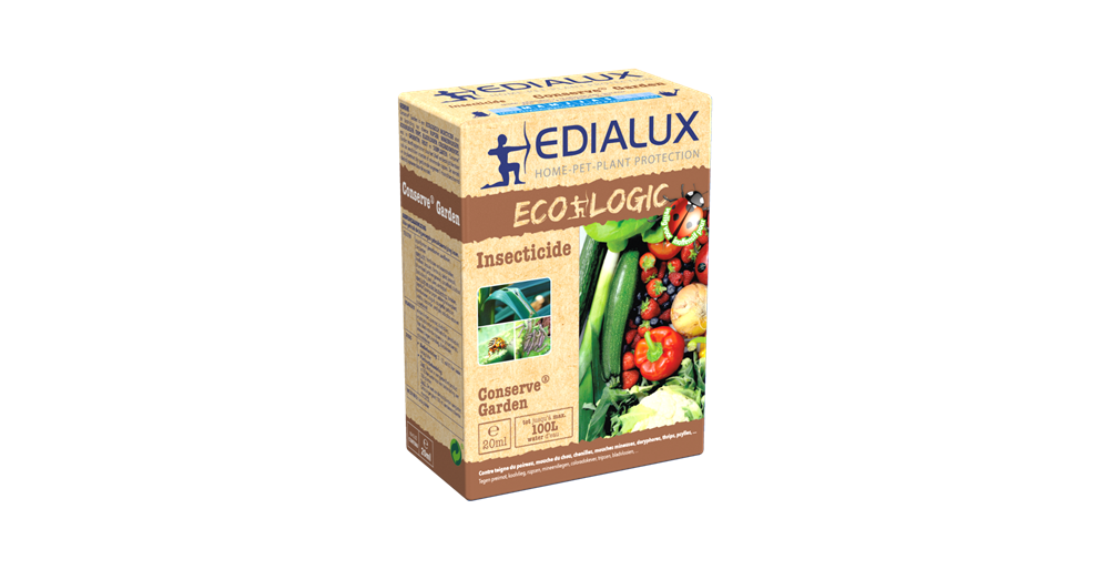 Edialux Conserve Ecologisch insecticide voor groenten, fruit en sierplanten - 20 ml