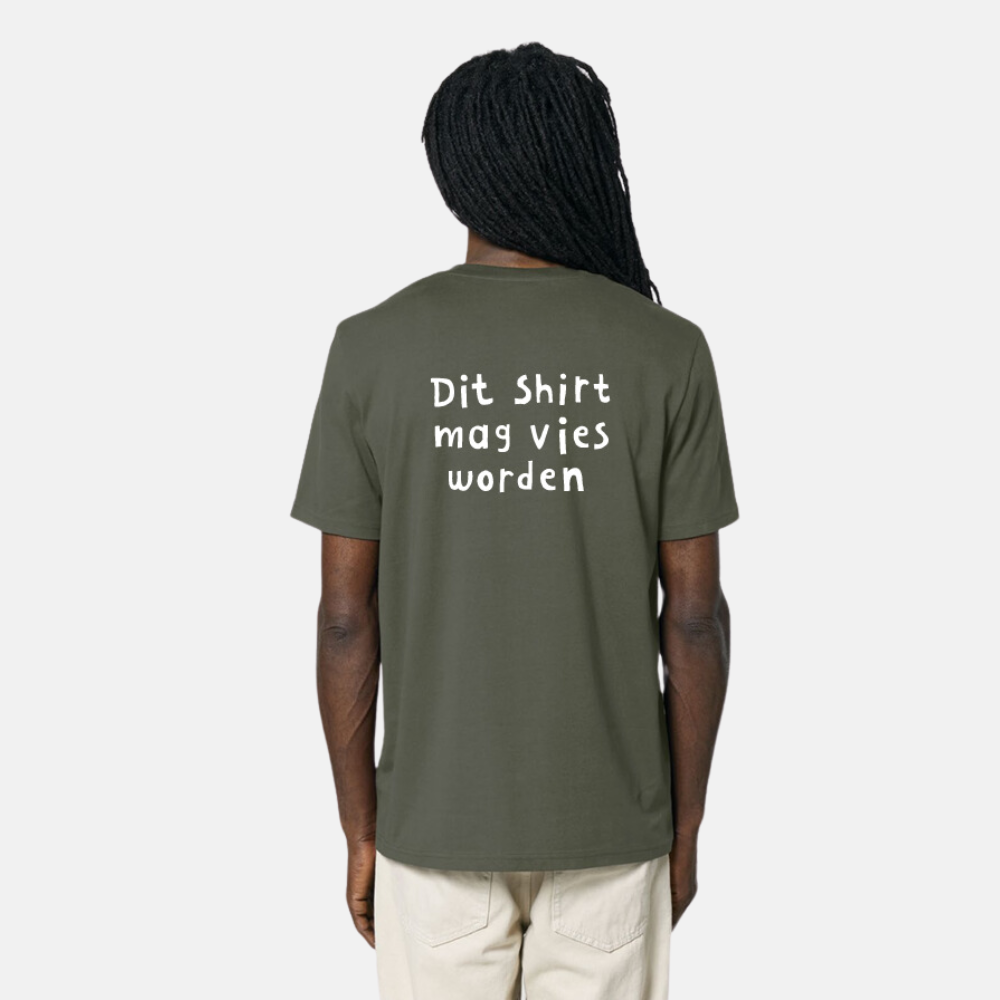 T-shirt - Dit shirt mag vies worden (kies kleur)