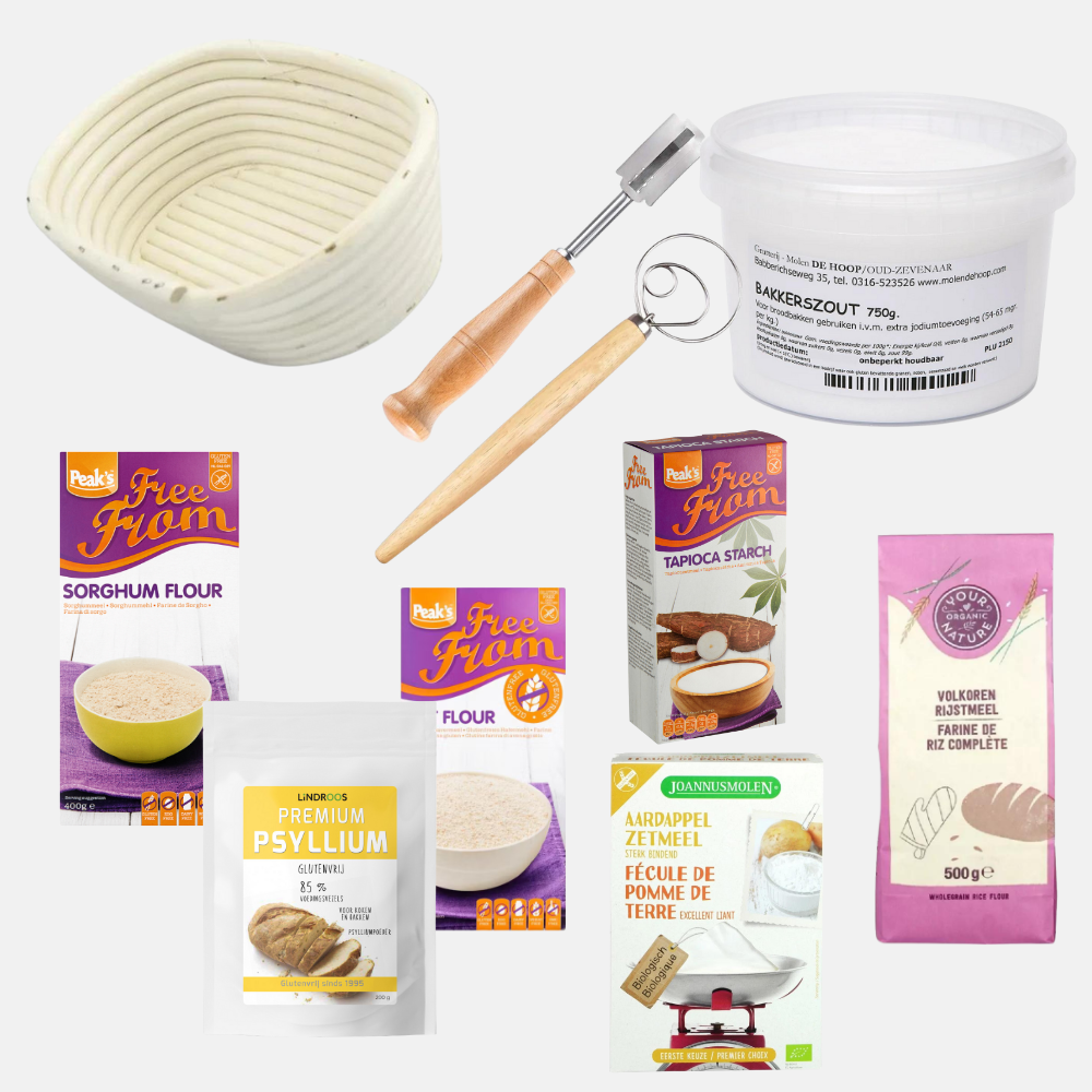 Glutenfreies Brotbackpaket / Starterpaket für glutenfreies Brot