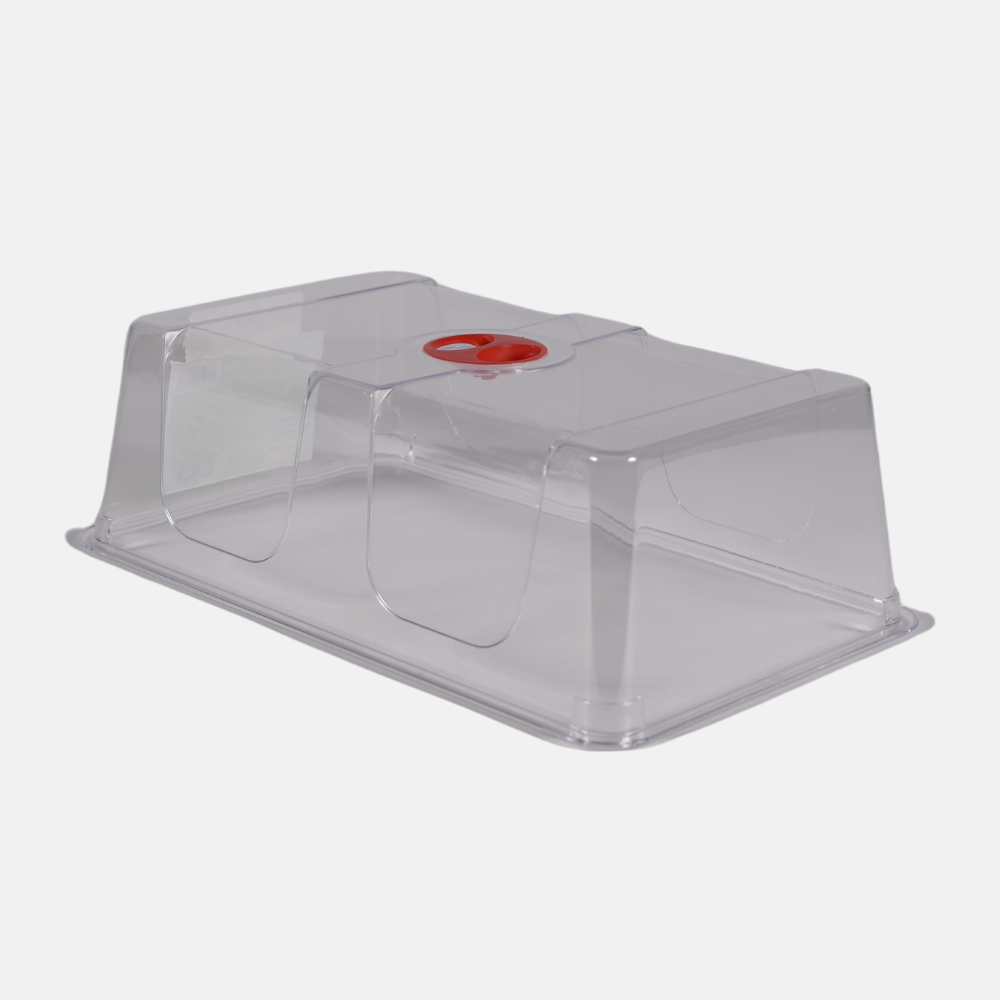 Groeikap hard kunststof 36,5x22x12 cm - voor tray 24 gaten