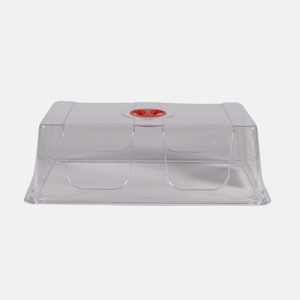 Growth cap hard plastic 36.5x22x12 cm - for tray 24 holes