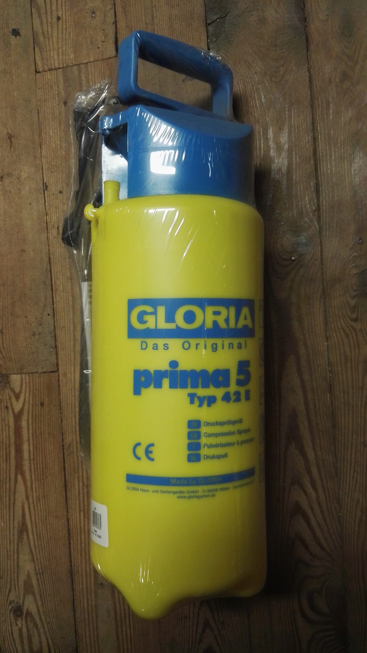 Pflanzensprüher Gloria Prima 5 mit Druckpumpe 5 Liter