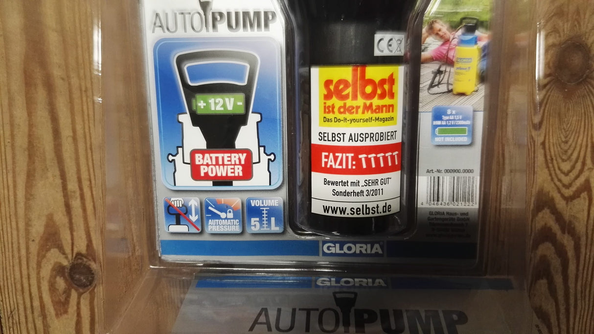 Gloria Autopump Easy spray draadloze elektrische pomp voor Gloria Prima 5