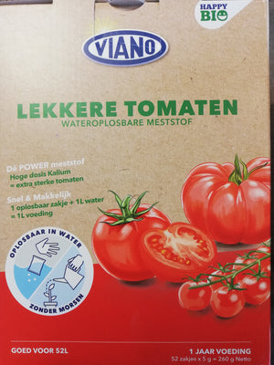 Löslicher HAPPY BIO-Dünger Leckere Tomaten – 52 Beutel