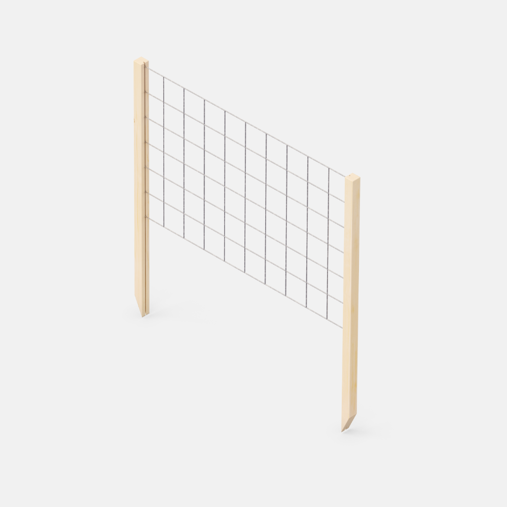 Klimplantenrek in gegalvaniseerd staal (kies je kleur)