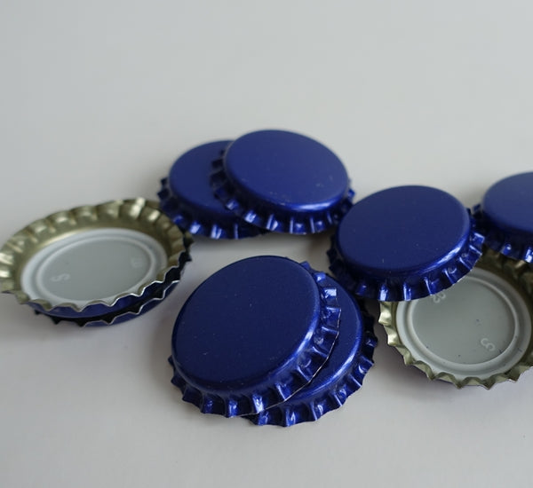 Kroonkurk 26mm blauw 100 stuks