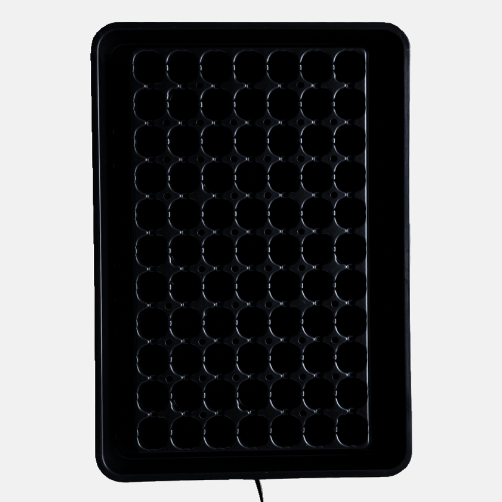 Serre en plastique dur