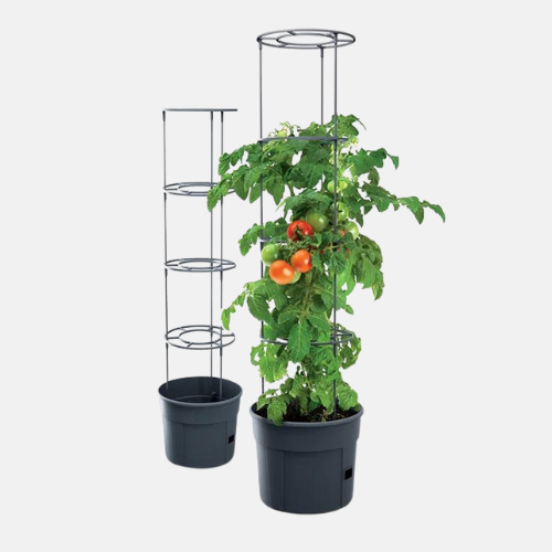 Pot de culture pour tomates avec support de croissance 28L