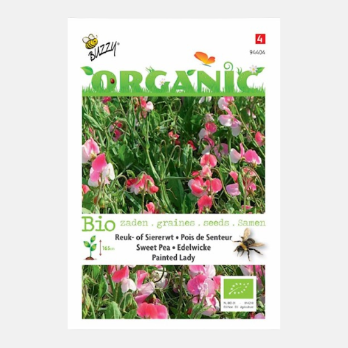 Lathyrus-Duftwicke „Painted Lady“ Buzzy® Organic BIO