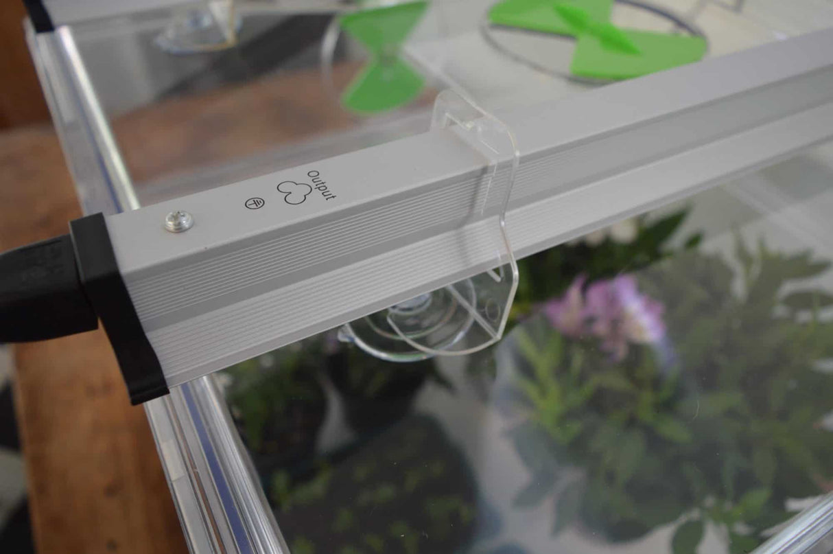 Propagator Vitopod groot 100 W verwarmd met thermostaat en 2 LED groeilampen 90 cm (kies hoogte)