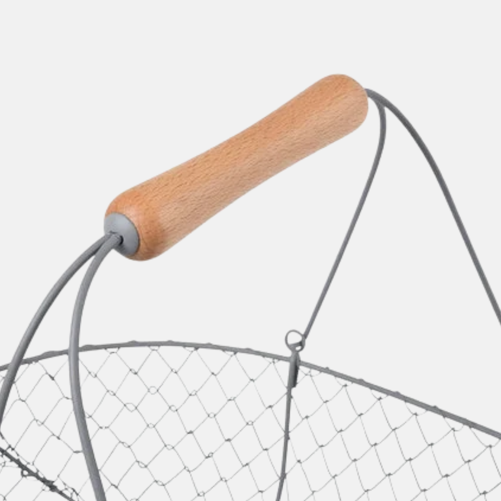 Oogstmand (grijs) metaal