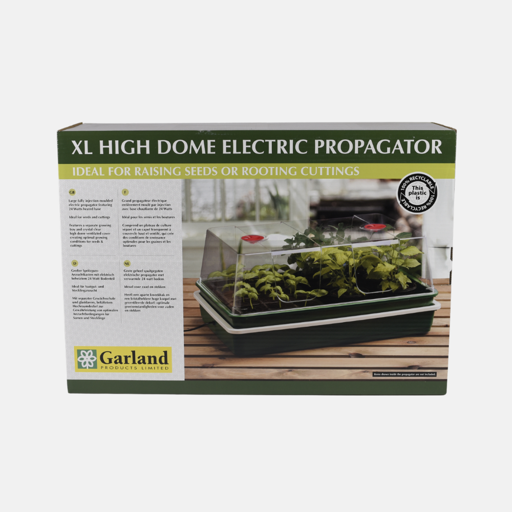 Propagator Geodome Beheizt mit einstellbarem Thermostat (2 Größen) – ohne Wachstumslichter 